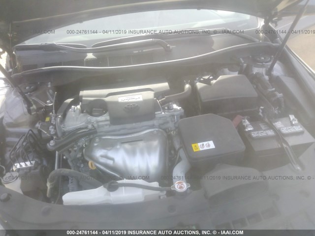 4T1BF1FK2HU454479 - 2017 TOYOTA CAMRY LE/XLE/SE/XSE GRAY photo 10