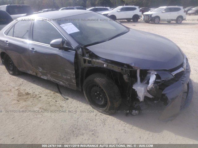 4T1BF1FK2HU454479 - 2017 TOYOTA CAMRY LE/XLE/SE/XSE GRAY photo 6