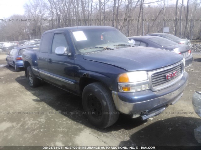 2GTEK19T0Y1260904 - 2000 GMC NEW SIERRA K1500 BLUE photo 1