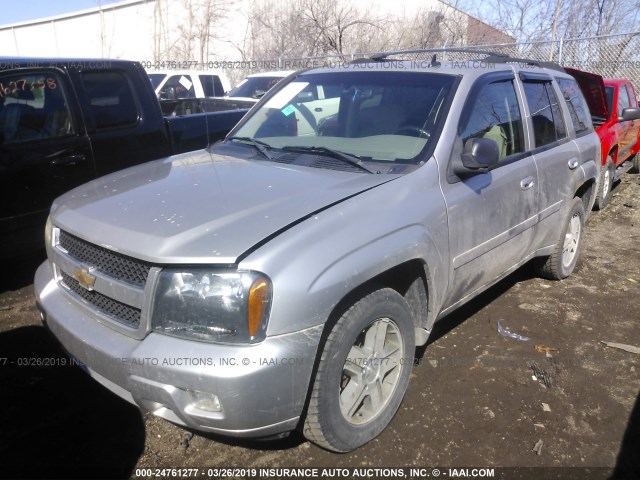 1GNDT13SX72144138 - 2007 CHEVROLET TRAILBLAZER LS/LT SILVER photo 2