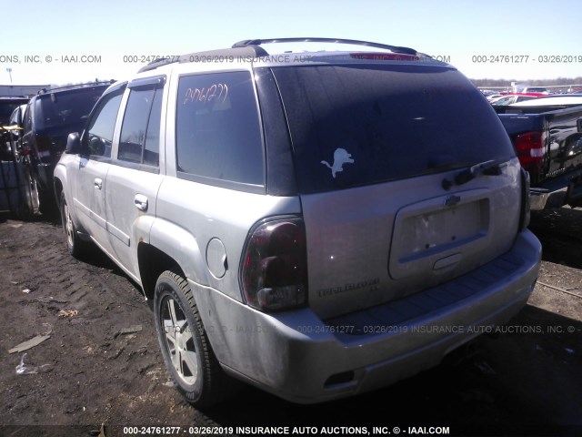 1GNDT13SX72144138 - 2007 CHEVROLET TRAILBLAZER LS/LT SILVER photo 3