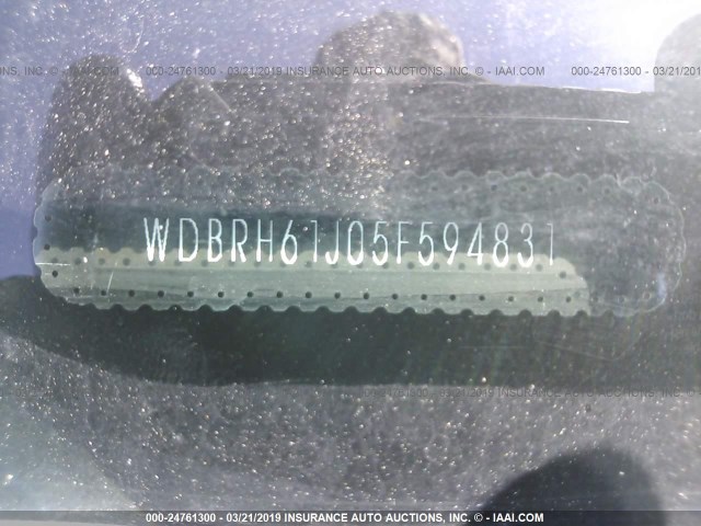 WDBRH61J05F594831 - 2005 MERCEDES-BENZ C 240 SPORTWAGON SILVER photo 9