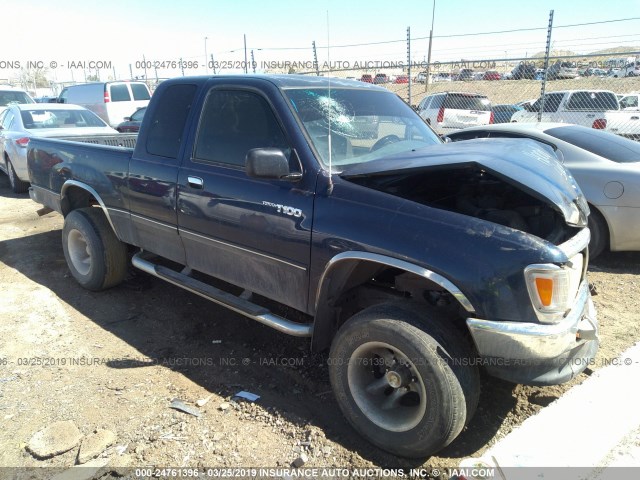 JT4UN22D9T0022677 - 1996 TOYOTA T100 XTRACAB Dark Blue photo 1