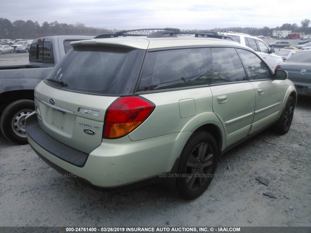 4S4BP86C664323339 - 2006 SUBARU LEGACY OUTBACK 3.0R LL BEAN GOLD photo 4