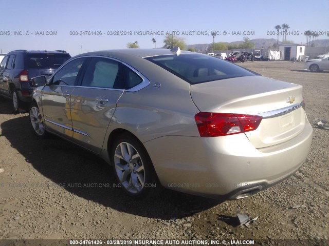 2G1145SL4E9132942 - 2014 CHEVROLET IMPALA LTZ TAN photo 3