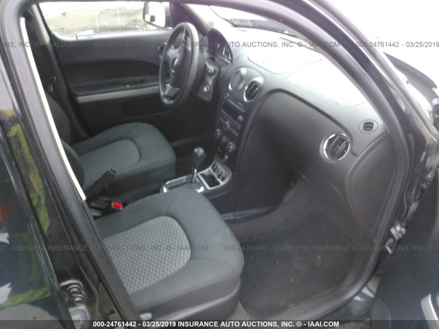 3GNCA13D68S669187 - 2008 CHEVROLET HHR LS Negro foto 5