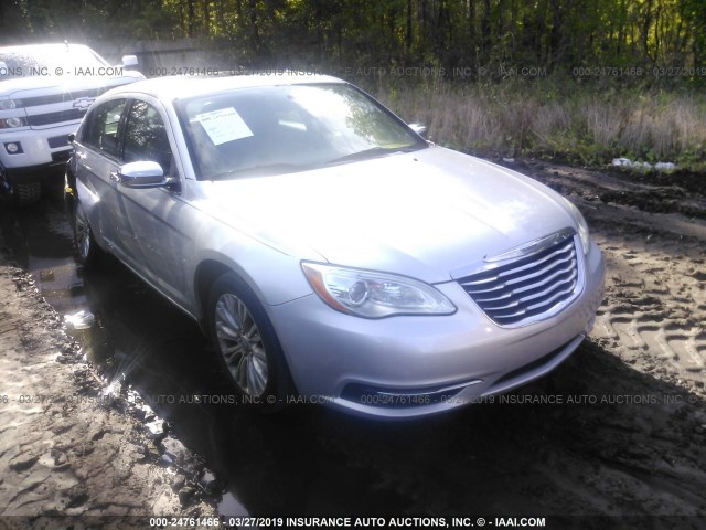 1C3CCBCBXCN101636 - 2012 CHRYSLER 200 LIMITED SILVER photo 1