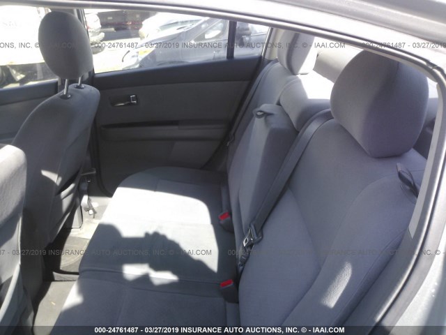 3N1AB61E59L655138 - 2009 NISSAN SENTRA 2.0/2.0S/2.0SL GRAY photo 8