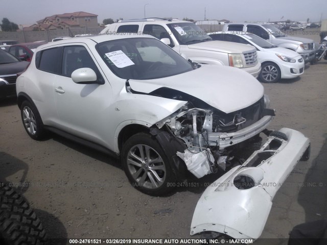 JN8AF5MR5DT222616 - 2013 NISSAN JUKE S/SV/SL WHITE photo 1