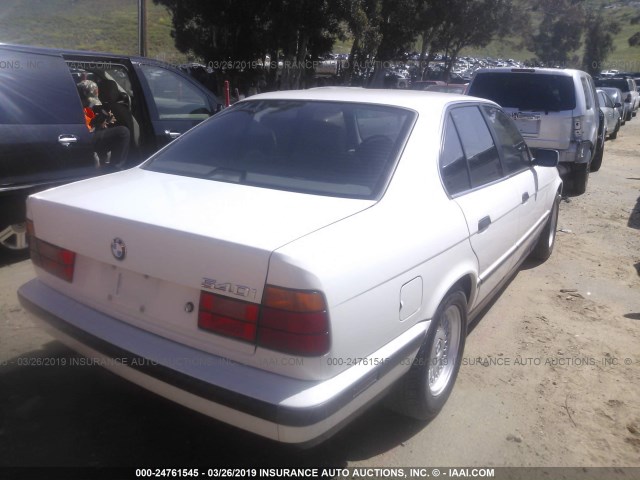 WBAHE6316RGF25189 - 1994 BMW 540 I AUTOMATIC WHITE photo 4