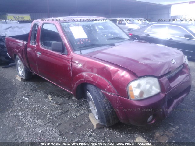 1N6DD26S51C353549 - 2001 NISSAN FRONTIER KING CAB XE RED photo 1