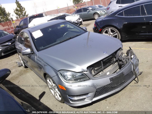 WDDGF4HB8CA614213 - 2012 MERCEDES-BENZ C 250 GRAY photo 1