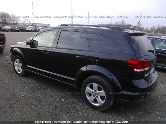 3C4PDCBG3CT150884 - 2012 DODGE JOURNEY SXT BLACK photo 3