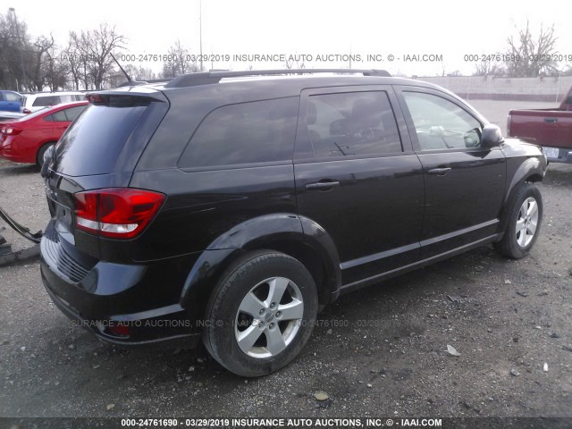 3C4PDCBG3CT150884 - 2012 DODGE JOURNEY SXT BLACK photo 4