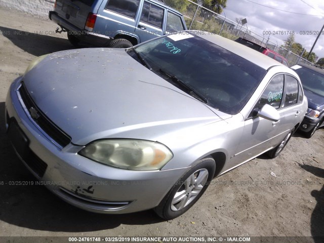 2G1WB55K469144377 - 2006 CHEVROLET IMPALA LS SILVER photo 2