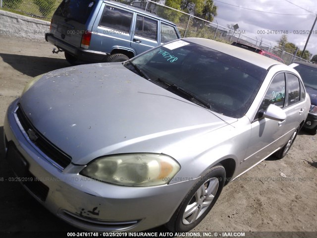 2G1WB55K469144377 - 2006 CHEVROLET IMPALA LS SILVER photo 6