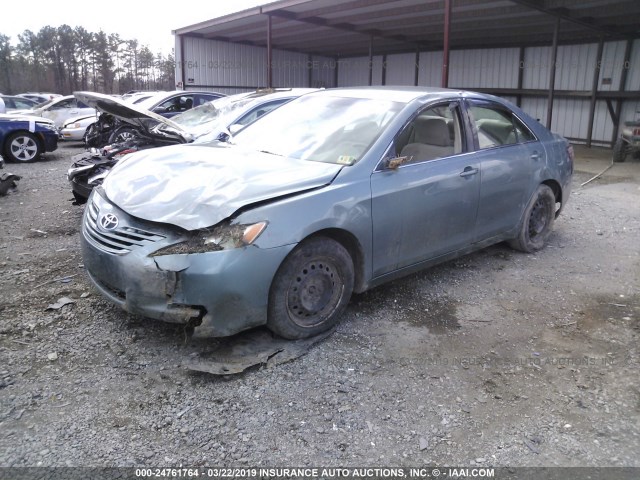 4T1BE46K07U506355 - 2007 TOYOTA CAMRY NEW GENERAT CE/LE/XLE/SE GREEN photo 2