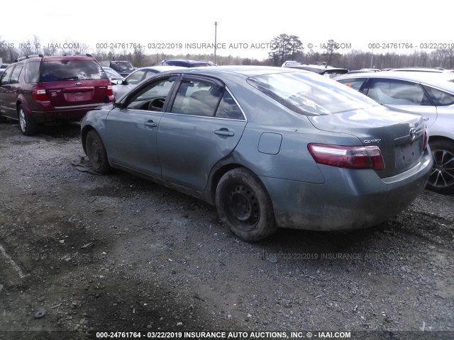 4T1BE46K07U506355 - 2007 TOYOTA CAMRY NEW GENERAT CE/LE/XLE/SE GREEN photo 3