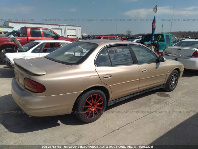 1G3WX52H8YF266252 - 2000 OLDSMOBILE INTRIGUE GLS GOLD photo 4