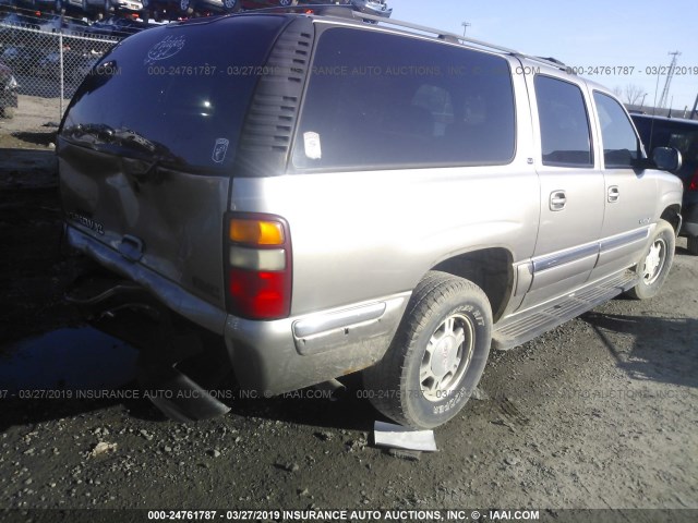 3GKFK16T51G145466 - 2001 GMC YUKON XL K1500 SILVER photo 4