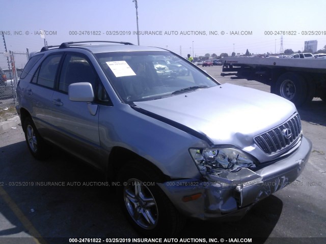 JTJHF10U610233499 - 2001 LEXUS RX 300 SILVER photo 1