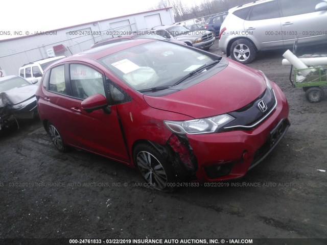 JHMGK5H79HS003534 - 2017 HONDA FIT EX/EXL RED photo 1