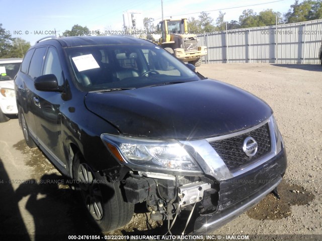 5N1AR2MN3FC617715 - 2015 NISSAN PATHFINDER S/SV/SL/PLATINUM BLACK photo 1
