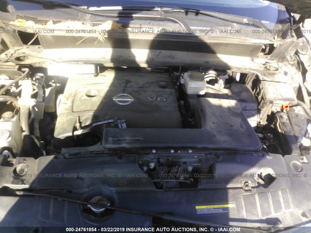 5N1AR2MN3FC617715 - 2015 NISSAN PATHFINDER S/SV/SL/PLATINUM BLACK photo 10