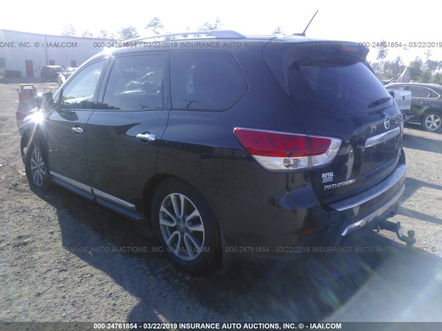 5N1AR2MN3FC617715 - 2015 NISSAN PATHFINDER S/SV/SL/PLATINUM BLACK photo 3
