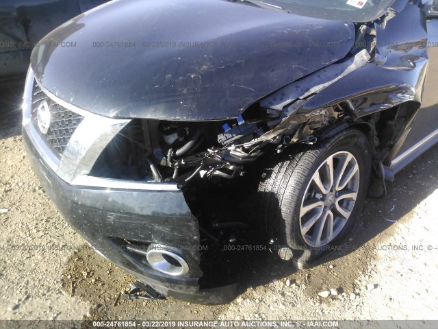 5N1AR2MN3FC617715 - 2015 NISSAN PATHFINDER S/SV/SL/PLATINUM BLACK photo 6