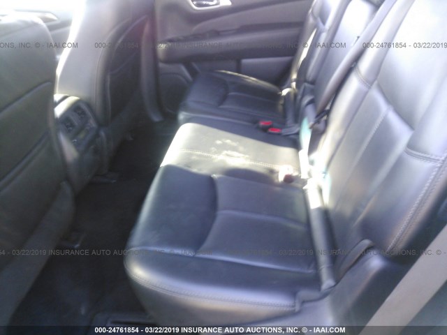 5N1AR2MN3FC617715 - 2015 NISSAN PATHFINDER S/SV/SL/PLATINUM BLACK photo 8