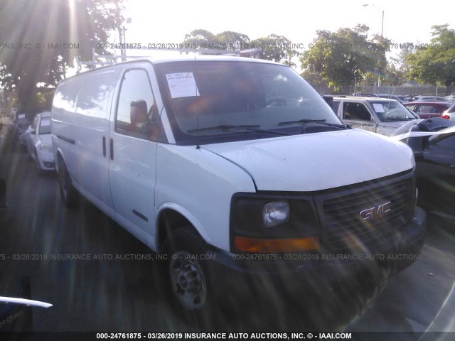 1GTGG29V361244040 - 2006 GMC SAVANA G2500 WHITE photo 1