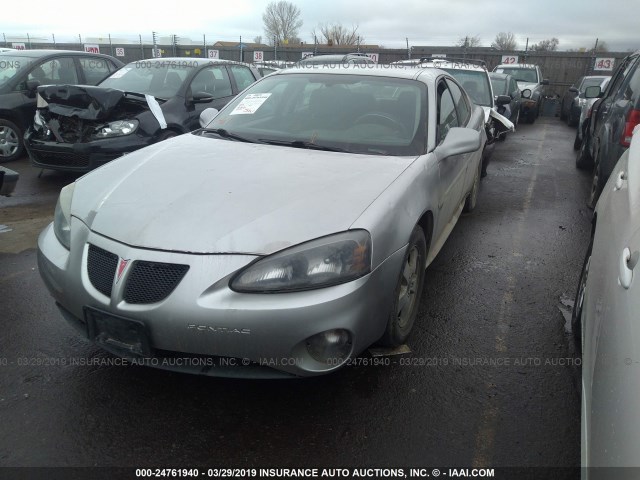 2G2WP552961248374 - 2006 PONTIAC GRAND PRIX SILVER photo 2