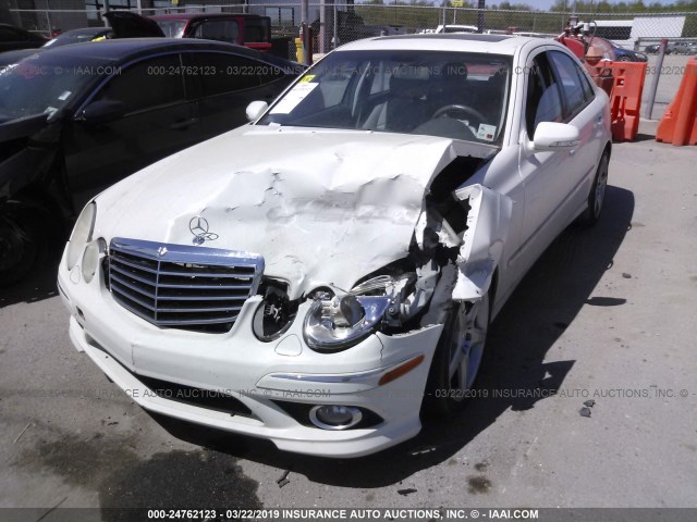 WDBUF56XX9B398707 - 2009 MERCEDES-BENZ E 350 WHITE photo 6