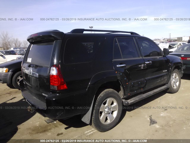 JTEBU14R268075817 - 2006 TOYOTA 4RUNNER SR5/SPORT BLACK photo 4