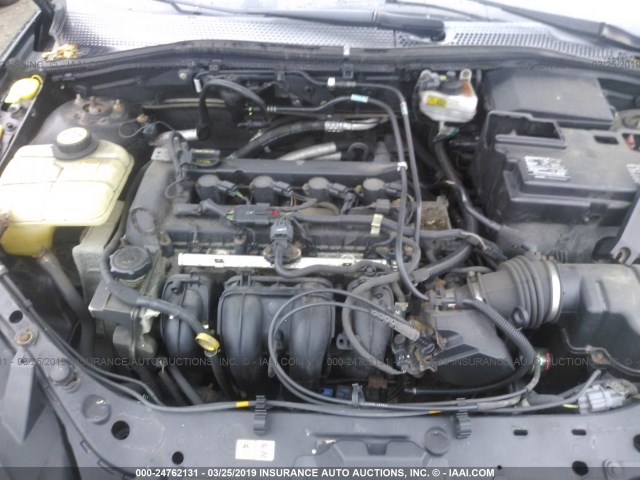 1FAFP34N77W299223 - 2007 FORD FOCUS ZX4/S/SE/SES შავი ფოტო 10