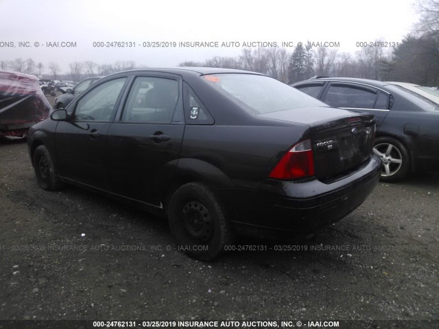 1FAFP34N77W299223 - 2007 FORD FOCUS ZX4/S/SE/SES შავი ფოტო 3