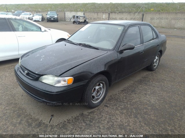 1NXBR12E3XZ229459 - 1999 TOYOTA COROLLA VE/CE/LE BLACK photo 2