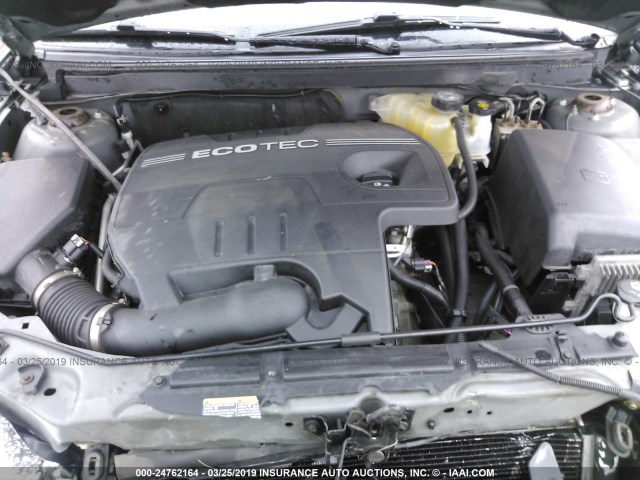 1G2ZG57B884194826 - 2008 PONTIAC G6 SE GRAY photo 10