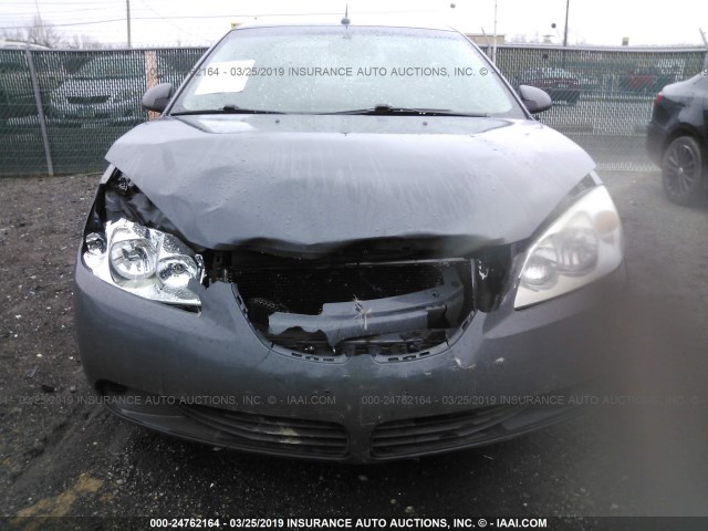 1G2ZG57B884194826 - 2008 PONTIAC G6 SE GRAY photo 6