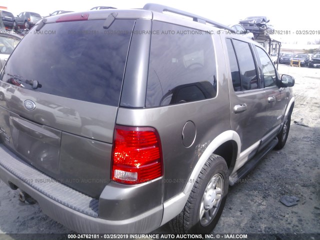 1FMZU73K92UD33841 - 2002 FORD EXPLORER XLT Champagne photo 4