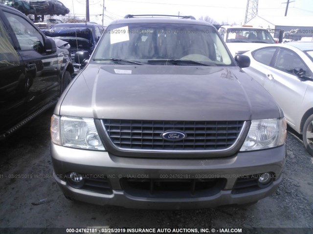 1FMZU73K92UD33841 - 2002 FORD EXPLORER XLT Champagne photo 6