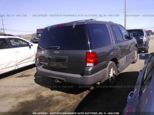 1FMFU16L24LB72035 - 2004 FORD EXPEDITION XLT GRAY photo 4