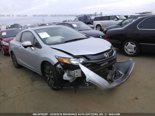 2HGFG3B04FH510751 - 2015 HONDA CIVIC EXL SILVER photo 1