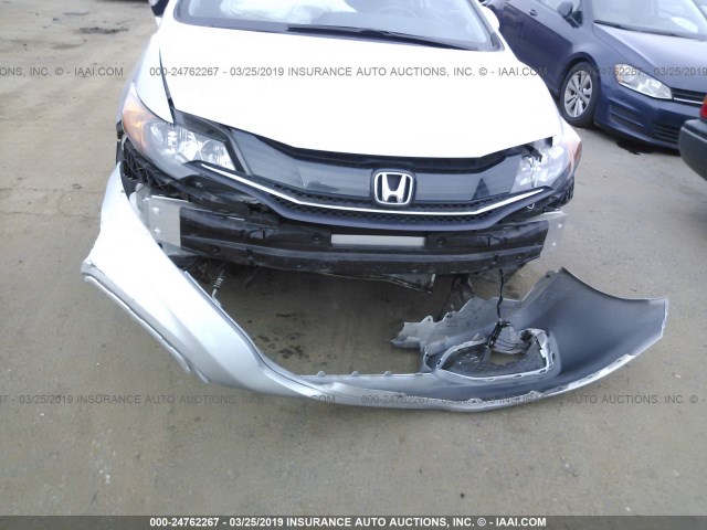 2HGFG3B04FH510751 - 2015 HONDA CIVIC EXL SILVER photo 6