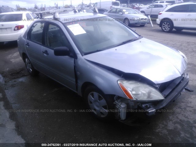 JA3AJ26E05U035670 - 2005 MITSUBISHI LANCER ES SILVER photo 1