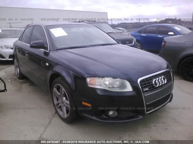 WAUAF78E48A066680 - 2008 AUDI A4 2.0T BLUE photo 1