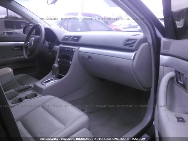 WAUAF78E48A066680 - 2008 AUDI A4 2.0T BLUE photo 5