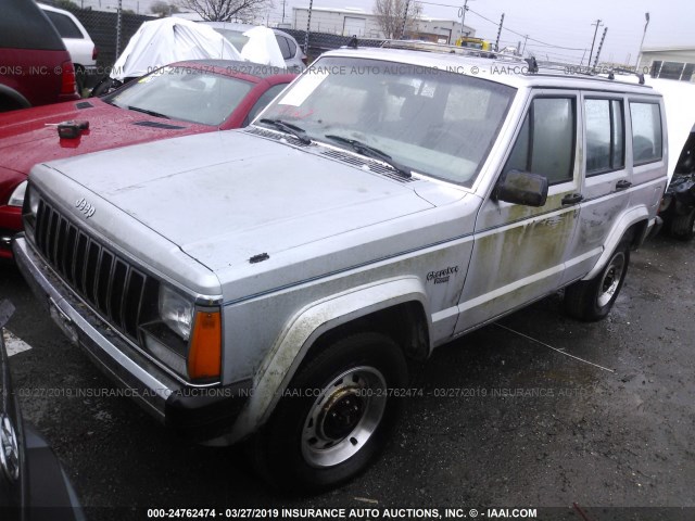 1JCWD7426GT022191 - 1986 JEEP CHEROKEE PIONEER SILVER photo 2