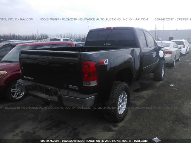 1GTR2VE3XBZ166588 - 2011 GMC SIERRA K1500 SLE BLACK photo 4